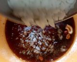 A picture of step 4 of Ada Pradhaman/ flatten rice/ poha pudding / kheer.