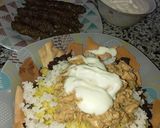 A picture of step 3 of Shawarma Fatteh 😋.