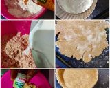 A picture of step 6 of Apple pie with strawberry cream.