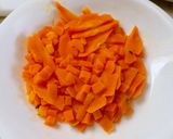 Hình bước làm 1 của món Cơm chiên hải sản