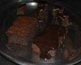 Foto del paso 9 de la receta: Bizcocho de remolacha y chocolate sobre culis de frambuesas