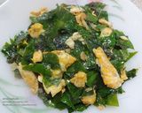 รูปขั้นตอนการทำที่ 3 ของ ใบเหลียงผัดไข่