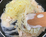 Foto del paso 4 de la receta: Pasta konjac con salsa carbonata y pollo