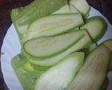 Foto del paso 1 de la receta: San Jacobo de calabacín con papas fritas