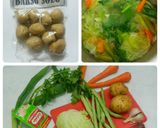 Foto langkah ke 1 dari resep Sop Sayur, Perkedel, dan Sambal Kecap - Sarapan #day4.