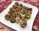 Une image de l'étape 7 de Courgettes grillées à la pancetta,épices et origan (recette plancha).
