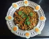 A picture of step 4 of Sprouted chana salad.