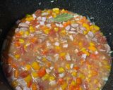 A picture of step 7 of Jambalaya.