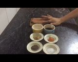 A picture of step 1 of Zinger burger recipe restaurant style.