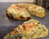 Une image de l'étape 3 de Quiche sans pâte, brocolis, camembert.