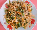 Hình bước làm 6 của món Miến trộn hàn quốc (Japchae)