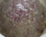 A picture of step 2 of Arbi ki Sabji.
