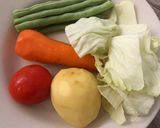 Foto langkah ke 1 dari resep Sayur Sop Warna Warni.