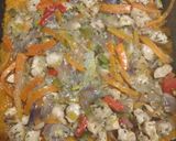 Foto del paso 3 de la receta: Pastel de coreanito con verduras y pollo.! Rico y saludable