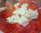 A picture of step 4 of Gajar Ka Halwa with Khoya.
