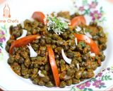 A picture of step 5 of Healthy Chana Chat.