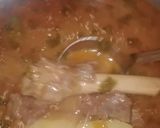 A picture of step 5 of Aloo gosht.