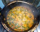 A picture of step 3 of Masalay wali Bhindi.