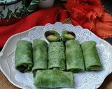 Foto langkah ke 7 dari resep Dadar Gulung Pandan Pisang Coklat.