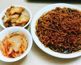 Hình bước làm 4 của món Mỳ tương đen