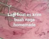 Foto langkah ke 3 dari resep Ice cream buah naga.