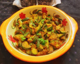 जुकिनी की सब्जी (zucchini ki sabzi recipe in Hindi) रेसिपी चरण 4 फोटो