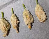 A picture of step 6 of Stuffed Pumpkin flowers with ricotta.