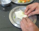 A picture of step 3 of Veg Spring Roll.