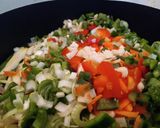 Foto del paso 1 de la receta: 🍗🍝Raviolis con salsa blanca de verduras y pollo🍝🍗