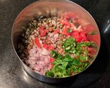 A picture of step 5 of Sprouted Bhel.
