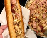 Hình bước làm 5 của món Bánh mì dân tổ 1 ổ no căng