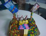 Foto del paso 5 de la receta: Torta golosinas antigravedad cumpleaños hincha de river