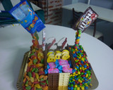 Foto del paso 5 de la receta: Torta golosinas antigravedad cumpleaños hincha de river
