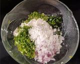 A picture of step 2 of Wheat Bran flour masala roti.