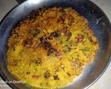 A picture of step 2 of Palak Besan Cheela/ Spinach Besan Chilla.
