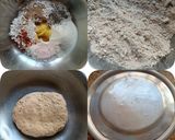 A picture of step 1 of Satpadi /Verki /Layer poori.