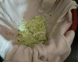 A picture of step 1 of Paan gulkand rasgulle.