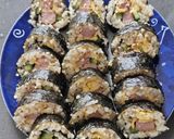 A picture of step 1 of Sushi Rolls with Japanese Rice.