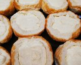Túrós zsömle recept fázis 5 fotója