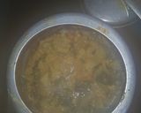 A picture of step 3 of Oats lauki.