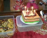 Foto langkah ke 13 dari resep Rainbow cake.