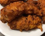 A picture of step 4 of Hot spicy fried chicken tenders.