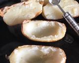 A picture of step 1 of Twice Baked Breakfast Potatoes.