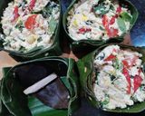 Foto langkah ke 4 dari resep Pepes Tahu Telur Asin.
