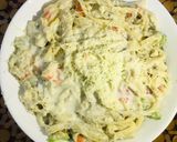 A picture of step 3 of Fettuccine Pasta.