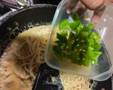 Gambar langkah 5 resipi 🍝 Chicken Creamy Spaghetti.