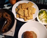 Foto del passaggio 5 della ricetta Pane e panelle (al forno) con cipolle in agrodolce