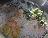 A picture of step 1 of Methi na Thepla (Traditional gujarati breakfast).