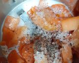 A picture of step 2 of Sweet Papaya Shake (Vrat Special).