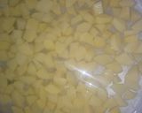 A picture of step 3 of Irish potato pot.